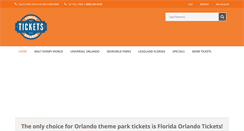 Desktop Screenshot of floridaorlandotickets.net